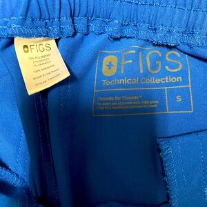 Royal blue yolo figs scrub pants